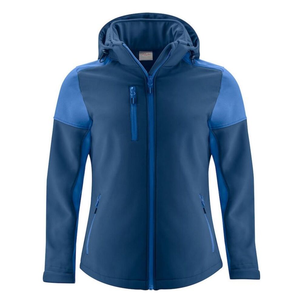 Printer Womens/Ladies Prime Soft Shell Jacket / Cobalt Blue/Navy